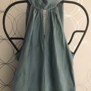 Elegant Blue Women's Tank Top